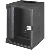 Digitus Wandgehäuse SOHO PRO - 254 mm (10") 460x315x300 mm , IT-Schrank schwarz, 9 Höheneinheiten