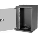 Digitus Wandgehäuse SOHO PRO - 254 mm (10") 460x315x300 mm , IT-Schrank schwarz, 9 Höheneinheiten