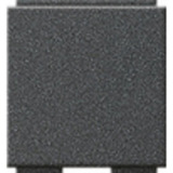 Gira Blindabdeckung Modular Jack mit Schrägauslass und Beschriftungsfeld anthrazit, Retail