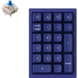 Keychron Q0, Ziffernblock blau, Gateron G Pro Blue, Hot-Swap, Aluminiumrahmen, RGB
