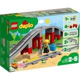 LEGO 10872 DUPLO Eisenbahnbrücke und Schienen, Konstruktionsspielzeug 