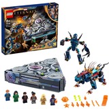 LEGO 76156 Marvel Super Heroes - Aufstieg des Domo, Konstruktionsspielzeug Superhelden-Raumschiff aus dem Film The Eternals und 2 Deviant-Figuren, Spielzeug, Geschenkidee