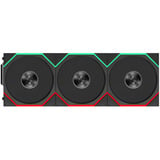Lian Li UNI FAN TL FLEX 120 Wireless, Gehäuselüfter schwarz, 3er Pack mit Controller, 120 mm