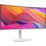 MSI Modern MD342CQPWDE, LED-Monitor 86.4 cm (34 Zoll), weiß, WQHD, VA, Curved, Adaptive-Sync, HDMI, Displayport, USB-C, 120Hz Panel