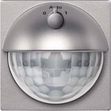 Merten Sensor-Modul mit Schalter für System M, Bewegungsmelder mit Unterkriechschutz, UP aluminium, Retail