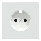 Merten Zentralplatte mit erhöhtem Berührungsschutz aus Thermoplast weiß, Retail