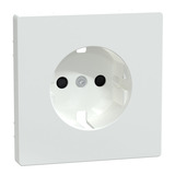 Merten Zentralplatte mit erhöhtem Berührungsschutz aus Thermoplast weiß, Retail