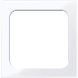 Merten Zentralplatte ohne Lichtsignal-Einsatz, Thermoplast, glänzend weiß, Retail