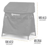 Petromax Abdeckhaube Gastisch ge90 & Feuertopf Tisch fe90, Abdeckung schwarz