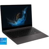 SAMSUNG Galaxy Book2 Pro 360 (NP934QED-KA1DE), Notebook grau, Windows 11 Pro 64-Bit, 256 GB SSD