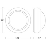 Steinel Bewegungsmelder IS 2360-3 ECO Aufputz Wand Sensor weiß, Retail