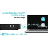 i-tec USB-C DP Dual HDMI Docking Station, Dockingstation schwarz, Power Delivery 100 W, HDMI, DP