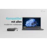 i-tec USB-C DP Dual HDMI Docking Station, Dockingstation schwarz, Power Delivery 100 W, HDMI, DP