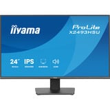 iiyama ProLite X2493HSU-B1, LED-Monitor 60.5 cm (23.8 Zoll), schwarz (matt), FullHD, IPS, HDMI, DP, USB-Hub, Adaptive-Sync, 120Hz Panel