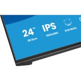 iiyama ProLite X2493HSU-B1, LED-Monitor 60.5 cm (23.8 Zoll), schwarz (matt), FullHD, IPS, HDMI, DP, USB-Hub, Adaptive-Sync, 120Hz Panel