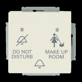 0 Klingeltaster Einschalteinheit Do Not Disturb Make Up Room weiß, Retail