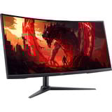Acer Nitro XZ340CURW0, Gaming-Monitor 86.4 cm (34 Zoll), schwarz, UWQHD, VA, Curved, FreeSync Premium, 240Hz Panel