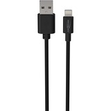 Ansmann USB 2.0 Adapterkabel, USB-A Stecker > Lightning Stecker schwarz, 1 Meter