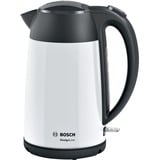 Bosch Home Wasserkocher DesignLine TWK3P421 weiß/schwarz, 1,7 Liter