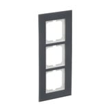 Busch-Jaeger Abdeckrahmen zum Abdecken von Schaltern, Tastern und Steckdosen, Abdeckung anthrazit, Retail