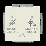 Busch-Jaeger Klingeltaster Einschalteinheit Do Not Disturb Make Up Room weiß, Retail