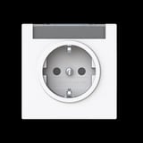 Busch-Jaeger Schutzkontaktsteckdose Schutzkontakt Safety Plus weiß, Retail