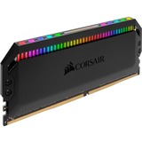 Corsair DIMM 128 GB DDR4-3200 (4x 32 GB) Quad-Kit, Arbeitsspeicher schwarz, CMT128GX4M4E3200C16, Dominator Platinum RGB, INTEL XMP