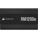 Corsair RM1200e, PC-Netzteil schwarz, 1x 12-Pin High Power GPU, 6x PCIe, Kabelmanagement, 1200 Watt