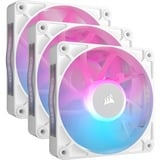Corsair iCUE LINK RX120 RGB Triple, Gehäuselüfter weiß, 3er Pack, inkl. Hub, 120 mm