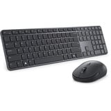 Dell Pro 7 ultraflache Tastatur und Maus (KM726), Desktop-Set schwarz, DE-Layout, Scherenmechanik