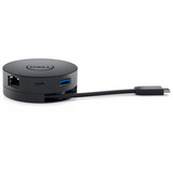 Dell USB-C Mobile Adapter DA300 Generalüberholt, Dockingstation schwarz