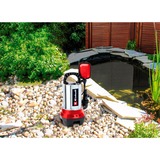 EINHELL Schmutzwasserpumpe GC-DP 6315 N, Tauch- / Druckpumpe rot/edelstahl, 630 Watt