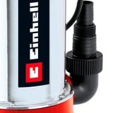EINHELL Schmutzwasserpumpe GC-DP 6315 N, Tauch- / Druckpumpe rot/edelstahl, 630 Watt