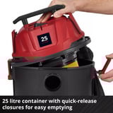EINHELL TC-VC 2555, Nass-/Trockensauger schwarz/rot