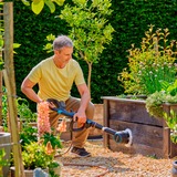 GARDENA Akku-Multi-Reiniger AquaBrush Patio 18V P4A solo, Hartbodenreiniger grau/türkis, ohne Akku und Ladegerät, POWER FOR ALL ALLIANCE