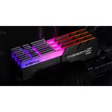 G.Skill DIMM 32 GB DDR4-3600 Quad-Kit, Arbeitsspeicher schwarz, F4-3600C18Q-32GTZR, Trident Z RGB, XMP
