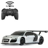 Jamara Deluxe Car Series - Audi R8 LMS, RC silber, Maßstab 1:24, 2,4 GHz
