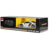 Jamara Deluxe Car Series - Audi R8 LMS, RC silber, Maßstab 1:24, 2,4 GHz