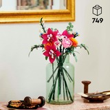 LEGO 10342 Botanicals Schöner Rosafarbener Blumenstrauß, Konstruktionsspielzeug 