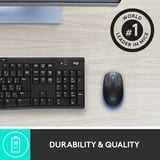 Logitech M190, Maus schwarz/blau