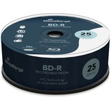 MediaRange BD-R 25 GB, Blu-ray-Rohlinge 6-fach, 25 Stück