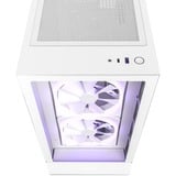 NZXT H5 Elite All White, Tower-Gehäuse weiß (matt), Tempered Glass