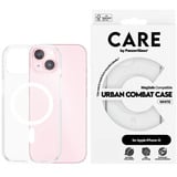 PanzerGlass Urban Combat Case, Handyhülle transparent/weiß, iPhone 15, MagSafe
