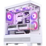 Phanteks XT View , Tower-Gehäuse weiß (matt), Tempered Glass x 2