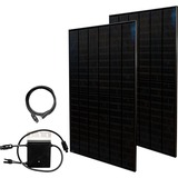 Priwatt Balkonkraftwerk priBasic Duo 750 Watt (ohne Halterung) 0% MWST, 2x 375W, für Eigenbau der Unterkonstruktion
