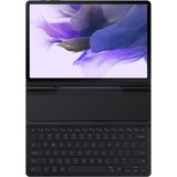 SAMSUNG Book Cover Keyboard Slim EF-DT730 für das Galaxy Tab S7+ / Tab S7 FE, Tastatur schwarz, DE-Layout