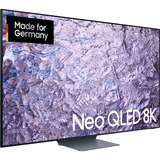 SAMSUNG Neo QLED GQ-75QN800C, QLED-Fernseher 189 cm(75 Zoll), schwarz/silber, 8K/FUHD, Twin Tuner, HDR, Dolby Atmos, 100Hz Panel