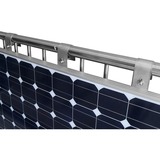  Solarmodulhalterung für Balkongeländer, 30-35mm Rahmenhöhe aluminium, 0% MWST, für Solarmodule bis max. 180cm Länge