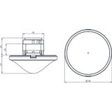 Theben thePrema P360-101 E UP WH, Bewegungsmelder weiß