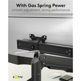 goobay Doppel-Monitorhalterung Office schwarz